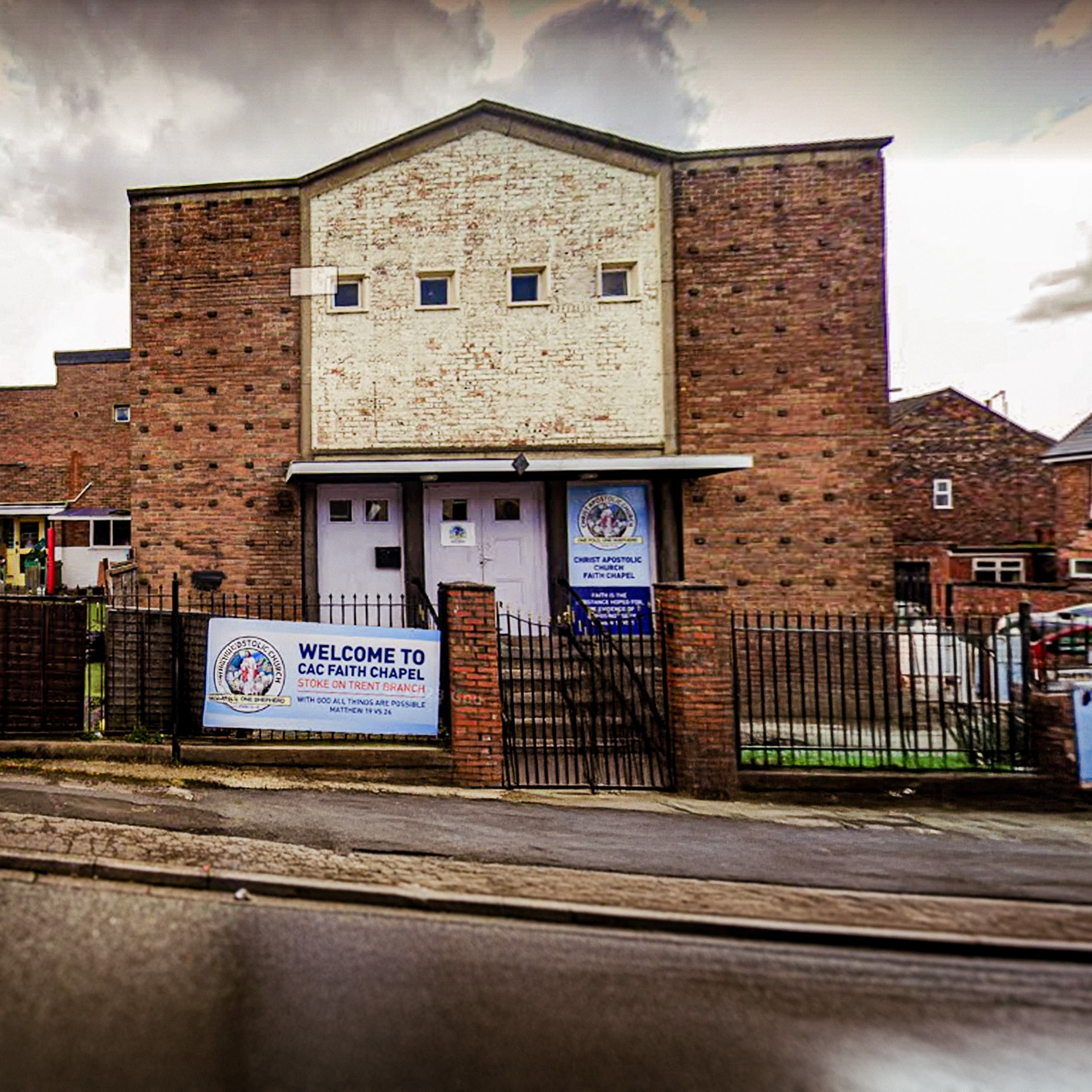 The CAC Faith Chapel building on Hamil Road, Burslem